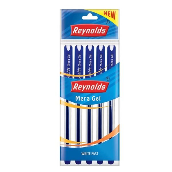 Reynolds MERA GEL Blue 5 PCS Pack (Pack Of 25 )