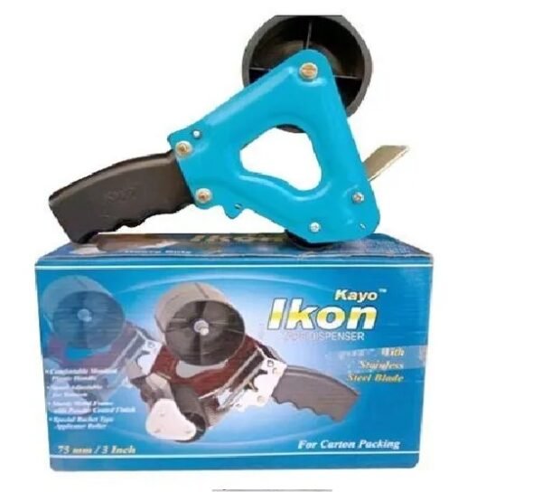 IKON Tape Dispenser - COMFORTABLE MOULDED PLASTIC HANDLE,