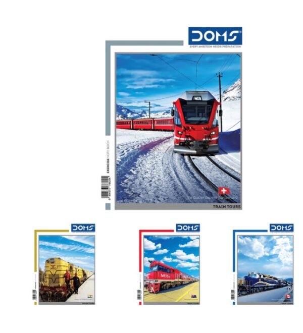 DOMS Single Line Notebook (Train Tours Series)