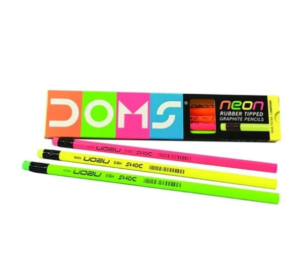 Doms Neon Pencils Pack of 10