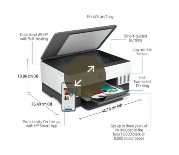 HP Smart Tank 670 All-in-One Printer - Image 2