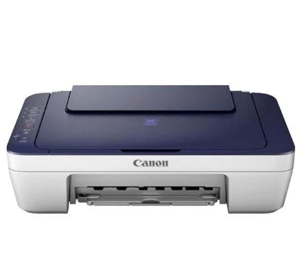 Canon Pixma E477 All-in-One Wireless Ink Efficient Colour Printer (White/Blue)